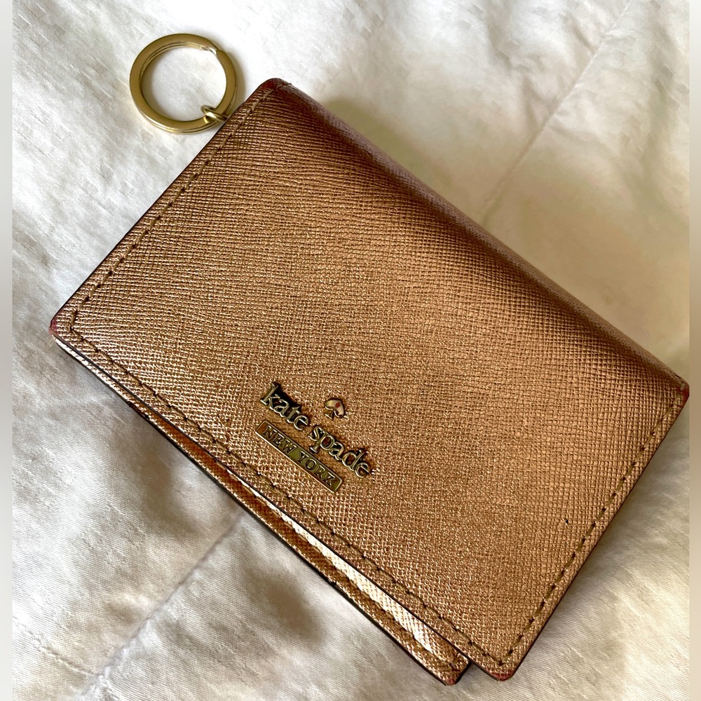 Kate Spade NY petite attachable coin and card purse